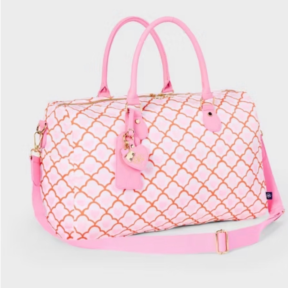 Roller rabbit x target duffel bag hearts